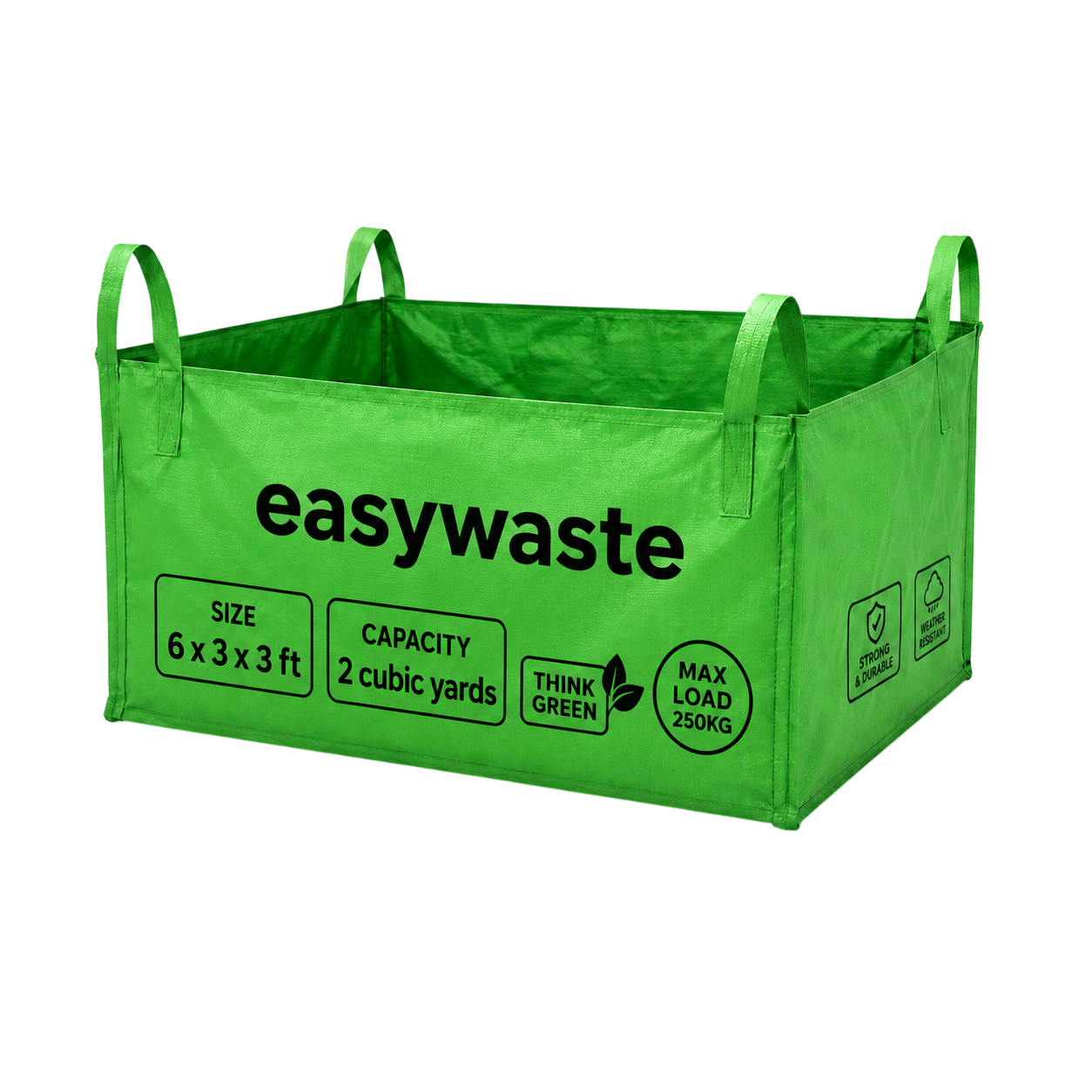 Mega skip bag — 2 cubic yards