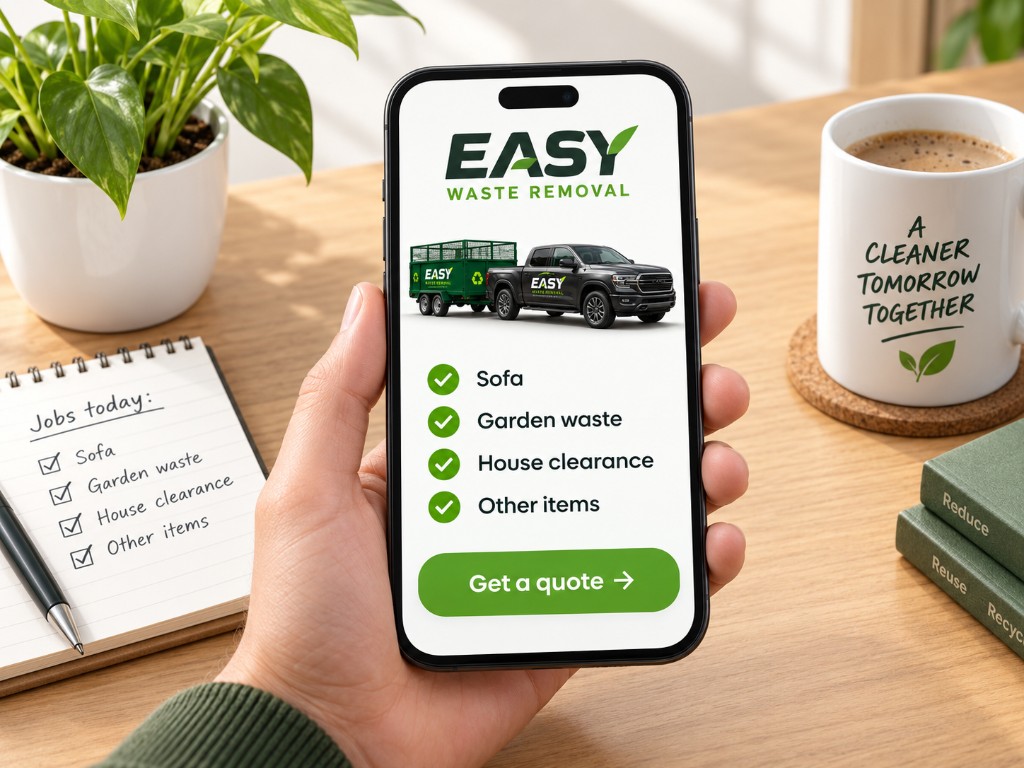 Get a quote on the Easy Waste app
